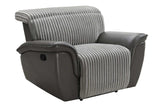 Twist Grey 3-Piece Reclining Set