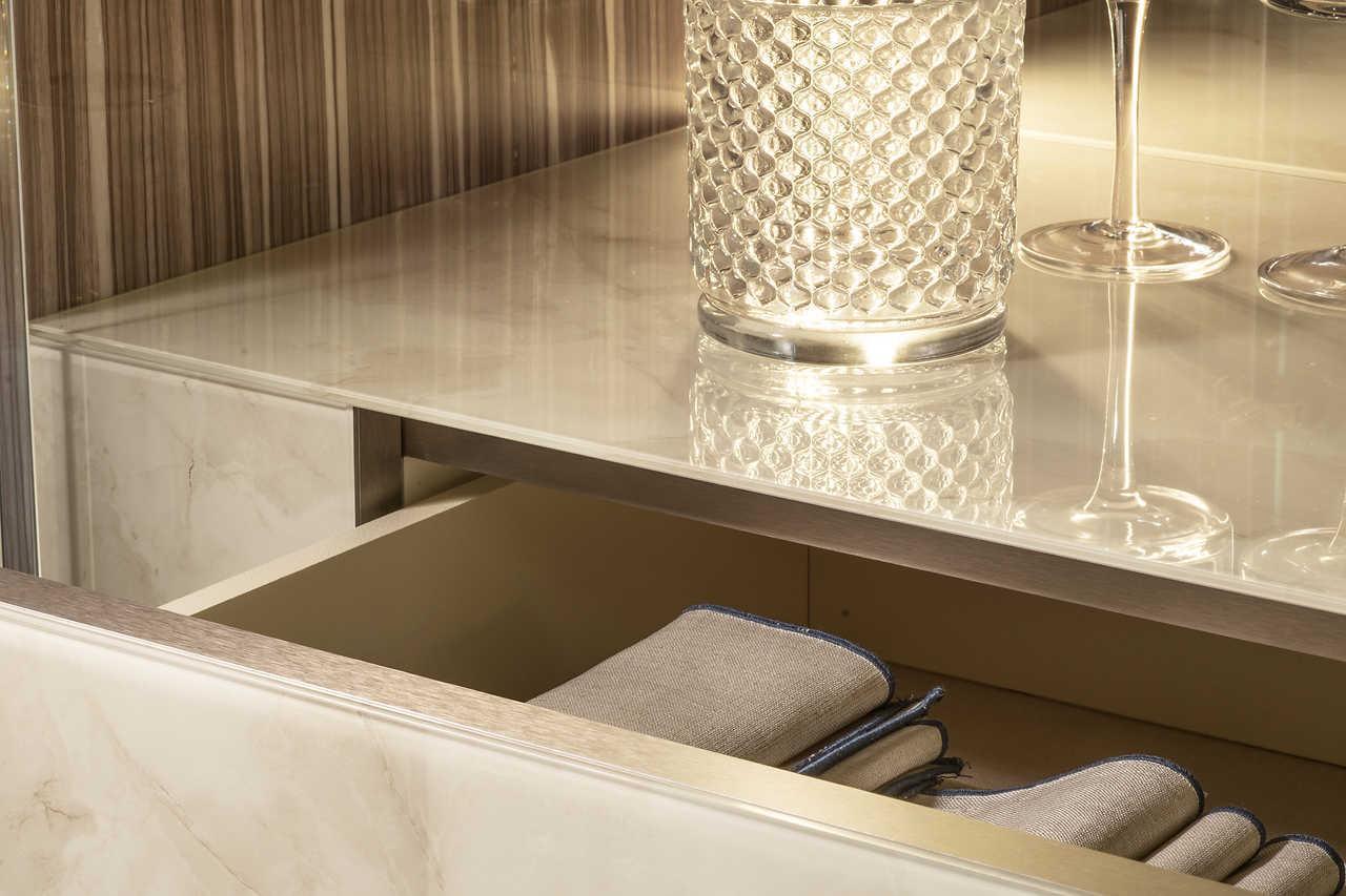 Luce Beige LED Italian Bedroom Set
