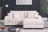 Comfy II Cream 2-Piece Sectional