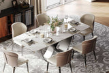 Amara Glossy White 79" Table
