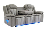 Innova Grey 3-Piece Reclining Set