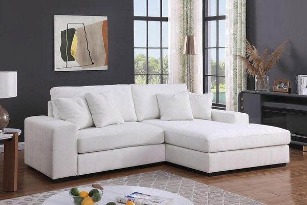 Comfy Cream 2-Piece Sectional
