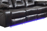 Concord Dark Brown 3-Piece Reclining Set