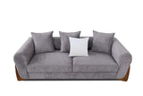 Stylus Pewter Fabric 2-Piece Living Room Set
