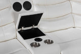 Turbo White Power Reclining Sectional