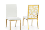 Mimi Gold Upholstered Dining Chair