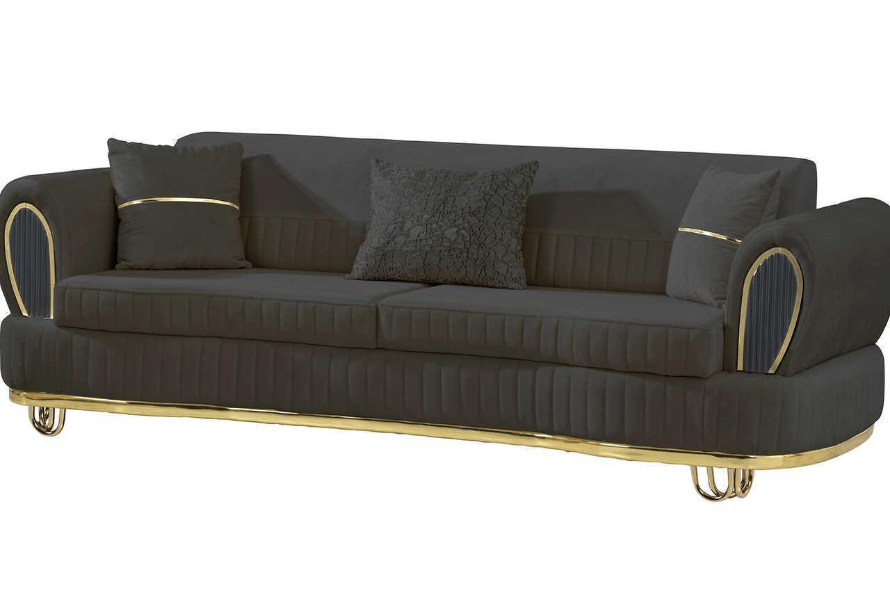 Kelebek Gray Living Room Set