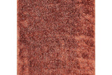 Afro Shag Rust Modern Transitional Art Silk Shine Rug - Ella Furniture