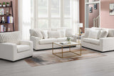 Tarra Ivory Fabric Chair
