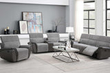 Twist Grey 3-Piece Reclining Set