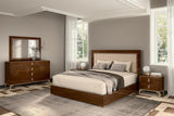 Eva Brown Italian Panel Bedroom Set