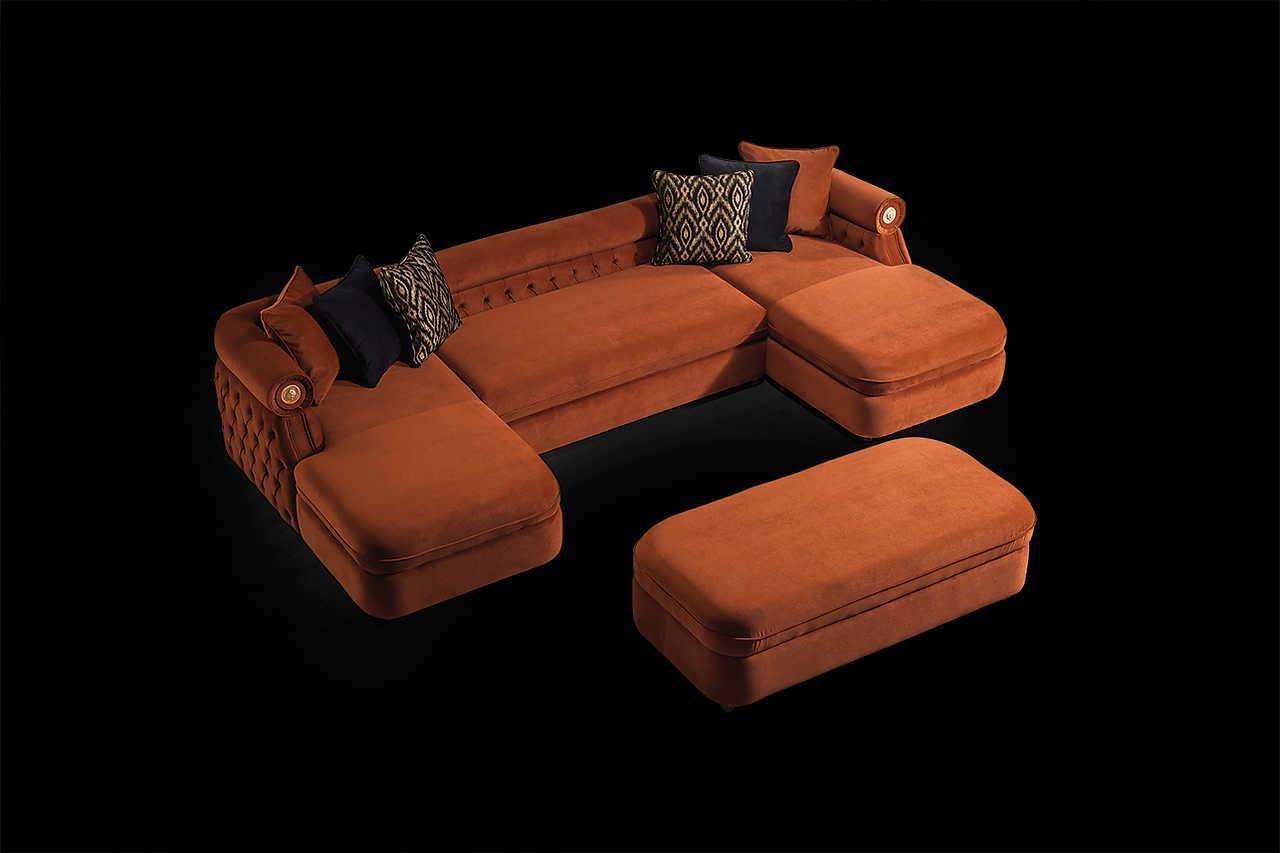 Brooklyn Orange Sectional