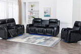 Lex Leather Power 3-Piece Reclining Set