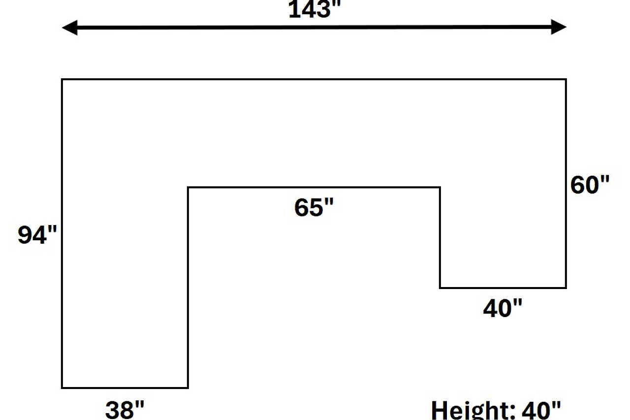 Austin Gray 3-Piece Sectional