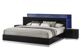 Modena Black LED Panel Bedroom Set
