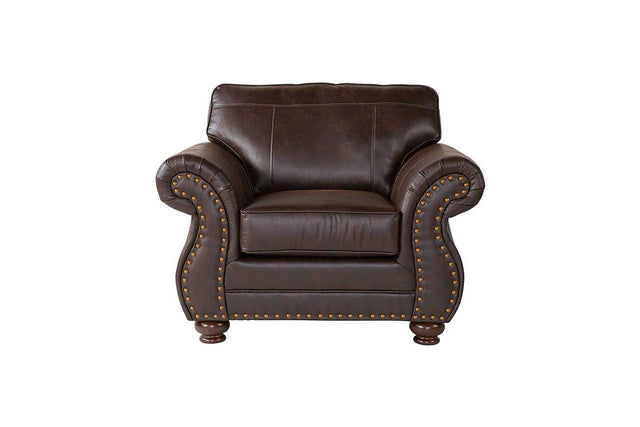 Ridgeline Brownie Modern Contemporary Solid Wood Polished Fabric Upholstery Chair - Ella Furniture