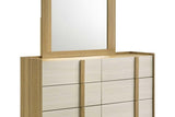 Maya Natural LED Panel Bedroom Set