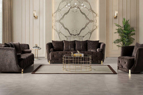 Elit Brown Living Room Set