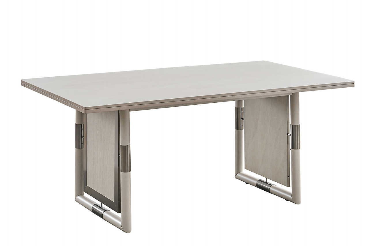 Urban Gray Upholstered Dining Room Set