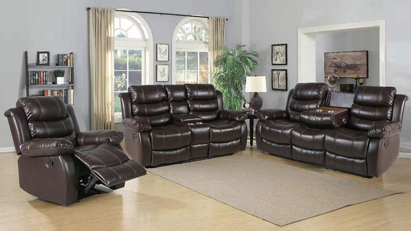 Isabel Dark Brown Reclining Set