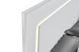Antonella White Modern Contemporary High Gloss Lacquer Solid Wood 5-Drawers Chest - Ella Furniture