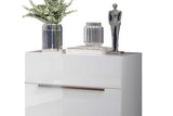Premium White Modern Traditional Contemporary Marble Top Solid Wood 5-Drawers Chest - Ella Furniture