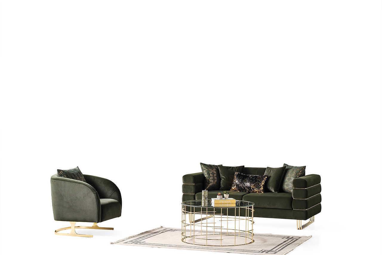 Luma Emerald 2-Piece Living Room Set