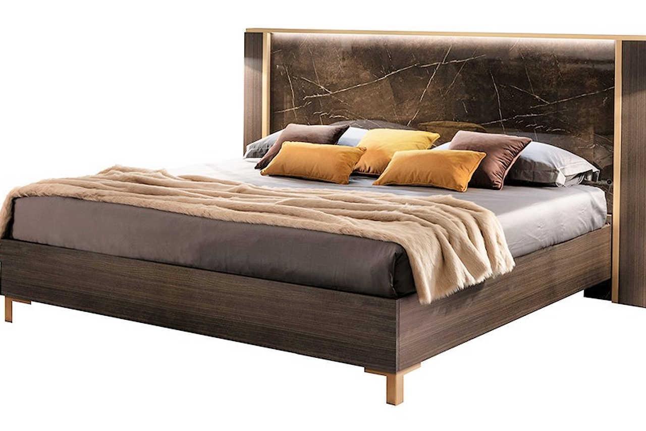 Essenza Brown LED Italian Bedroom Set