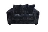 Gia Black 2-Piece Living Room Set