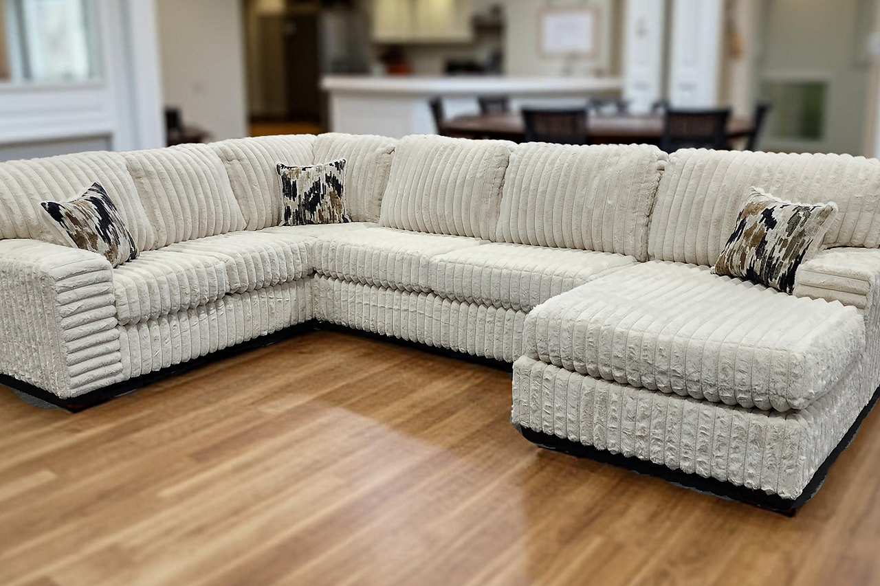 Austin Ivory 3-Piece Sectional