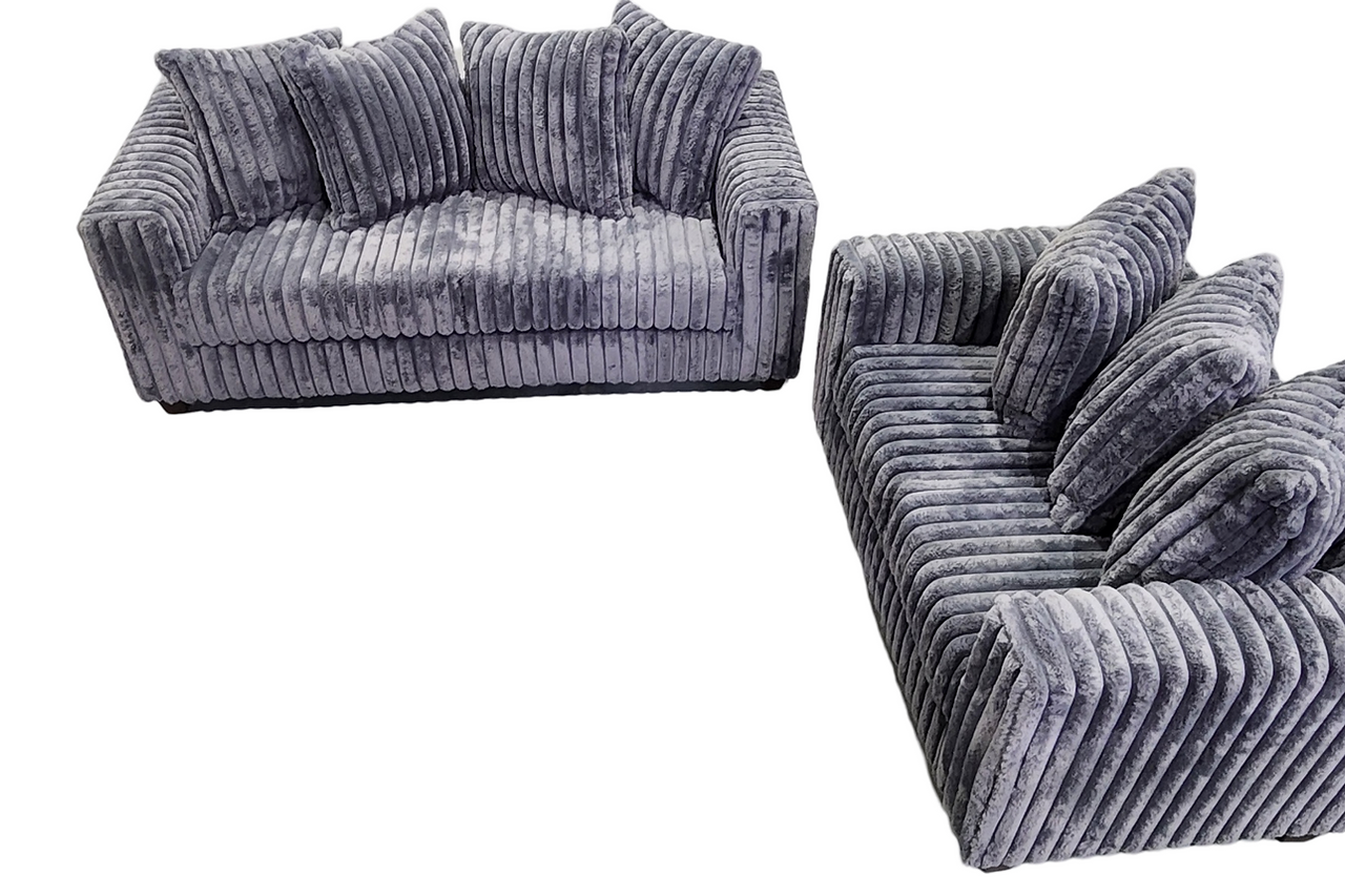 Gia Gray 2-Piece Living Room Set