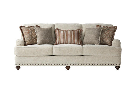 Cycle Hay Beige Modern Contemporary Wood, Engineered Wood Fabric Sofa - Ella Furniture