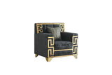 Hira Black Living Room Set