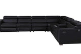 Picasso Black 7-Piece 3 Power Reclining Sectional