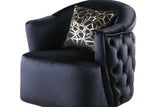 Mila Black Living Room Set