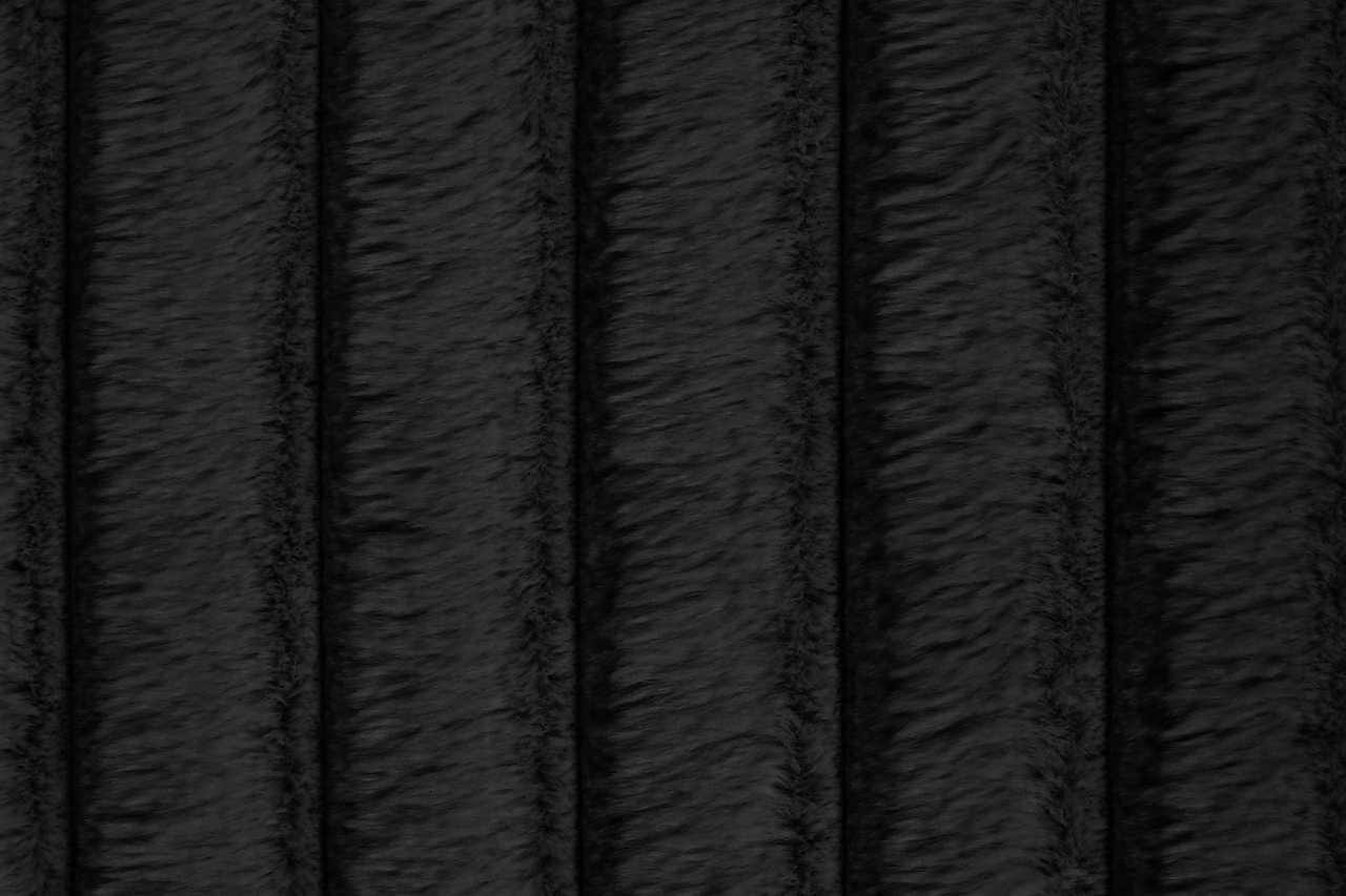 Mellow Black Thick Stripe Fabric 3-Piece Reclining Set