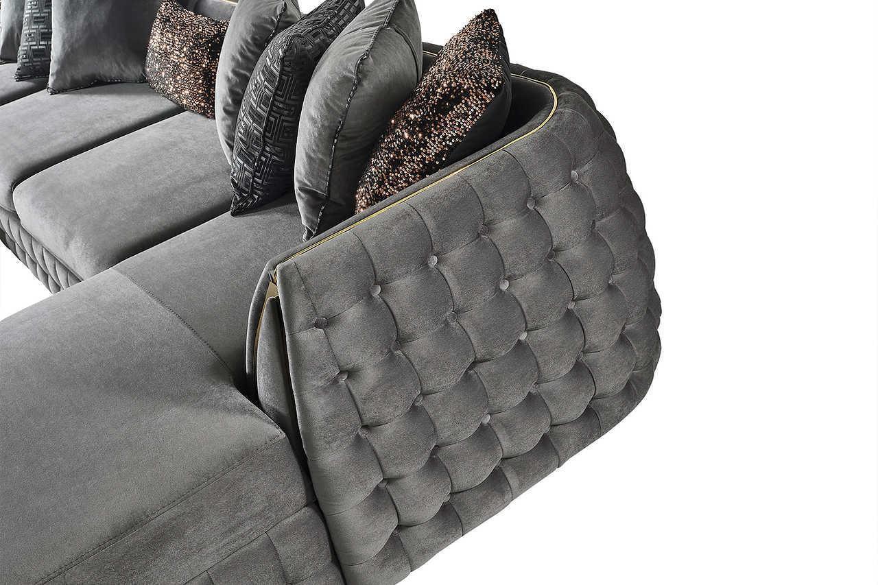 Sicilya Gray Sectional