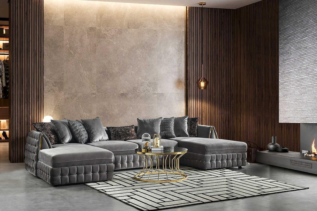 Sicilya Gray Sectional