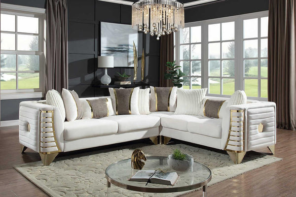 Donovan Cream 3-Piece Sectional
