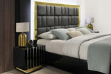 Lila Black Nightstand