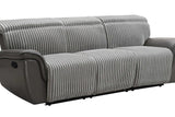 Twist Grey 3-Piece Reclining Set