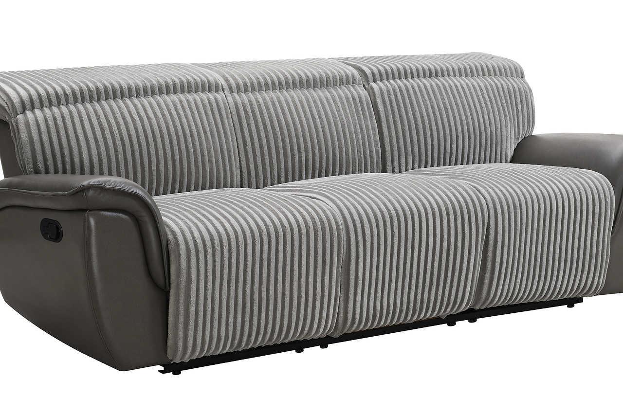 Twist Grey 3-Piece Reclining Set