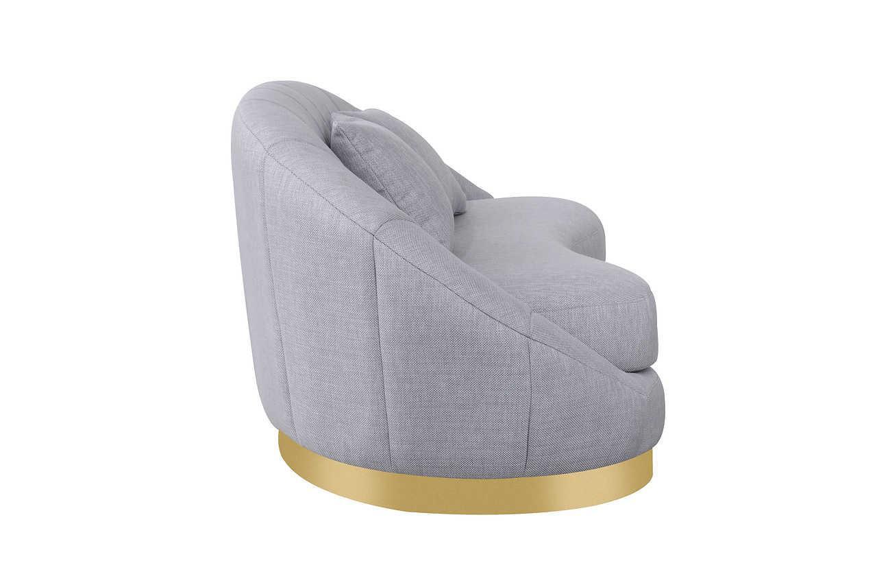 Olena Dove Gray 2-Piece Living Room Set