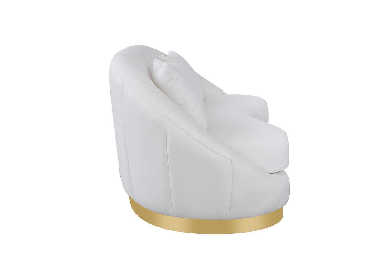 Olena Ivory 2-Piece Living Room Set