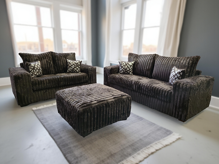 Texan Brown Oversize Ottoman
