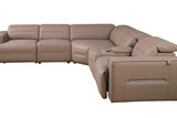Nexus Brown Power Reclining Sectional