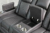 Ash Grey Microfiber 2-Piece Power Reclining Set