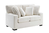 Tarra Ivory Fabric Living Room Set