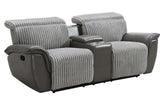 Twist Grey 3-Piece Reclining Set