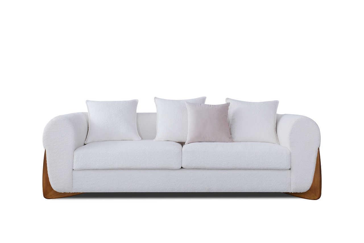 Stylus Ivory 2-Piece Living Room Set